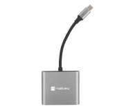 Natec MULTIPORT ADAPTER FOWLER MINI USB-C 3W1 HUB -> USB 3.0, HDMI - 1470210 - zdjęcie 3